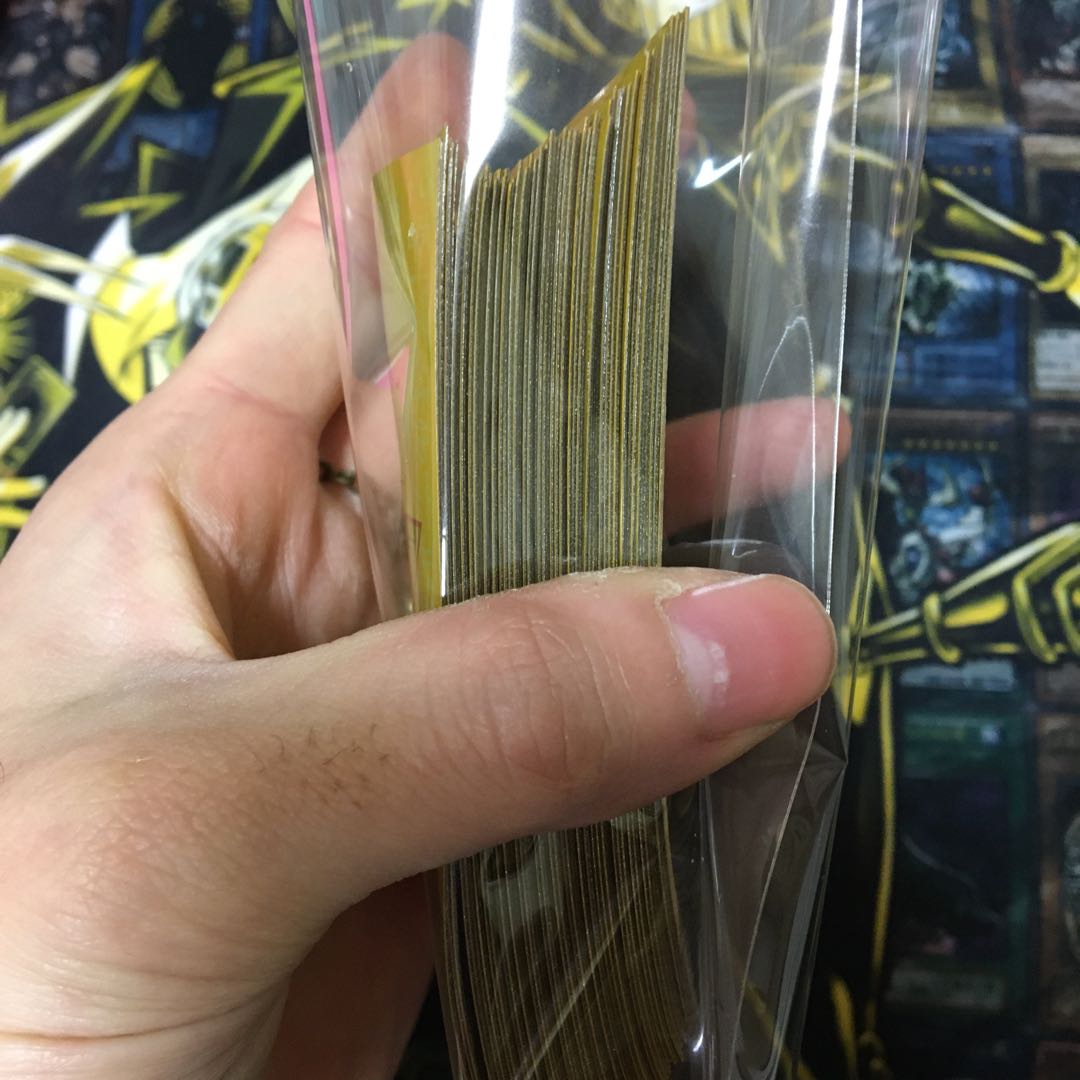 【千年パズル・スリーブ】千年パズル 金 公式スリーブ 55枚　ほぼ未使用