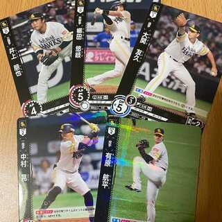 井上朋也+柳田悠岐+大関友久+中村晃+R 有原航平 福岡ソフトバンクホークス