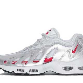 Supreme x Nike Air Max 96 "Metallic Silver/Speed Lightning Red/Clear" 26.5cm