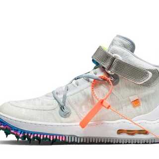 オフホワイト × ナイキ エアフォース1 ミッド "ホワイト" 27cm