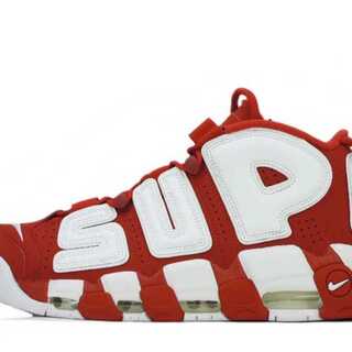 Supreme x Nike Air More Uptempo "Ho Wight/Red" 27.5cm