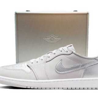 ナイキ エアジョーダン1 レトロ ロー OG "シルバー" (ブリーフケース付き) (HM0365-002) 28cm