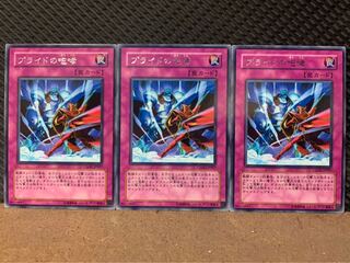 【ぽぽたん】遊戯王 5404 プライドの咆哮 3枚 レア