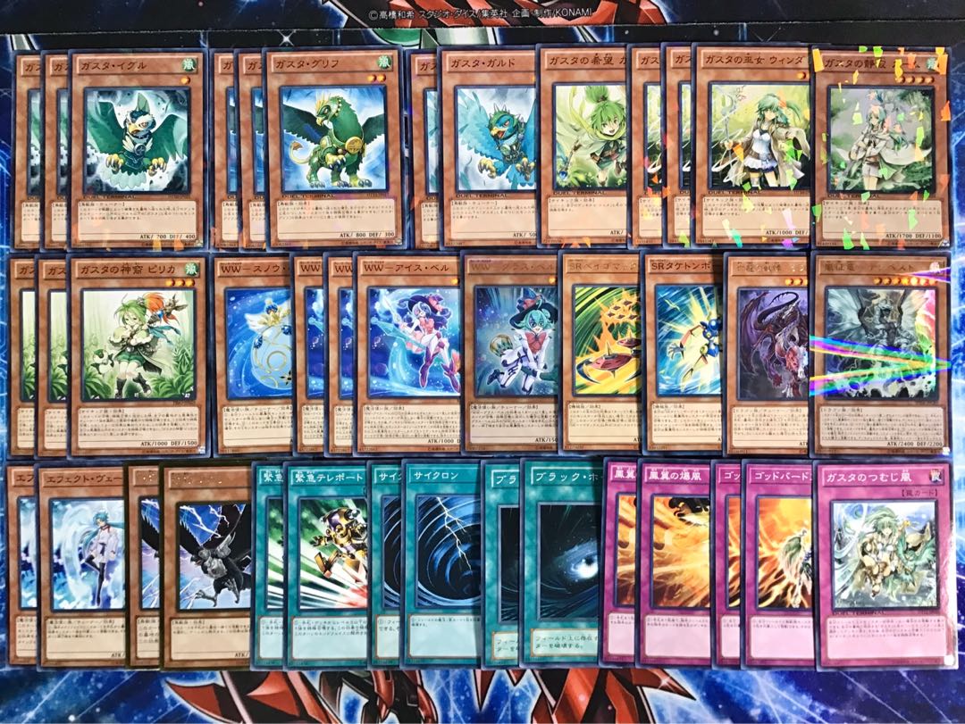 本格構築 【シンクロWWガスタ】デッキ メイン＆EX15枚