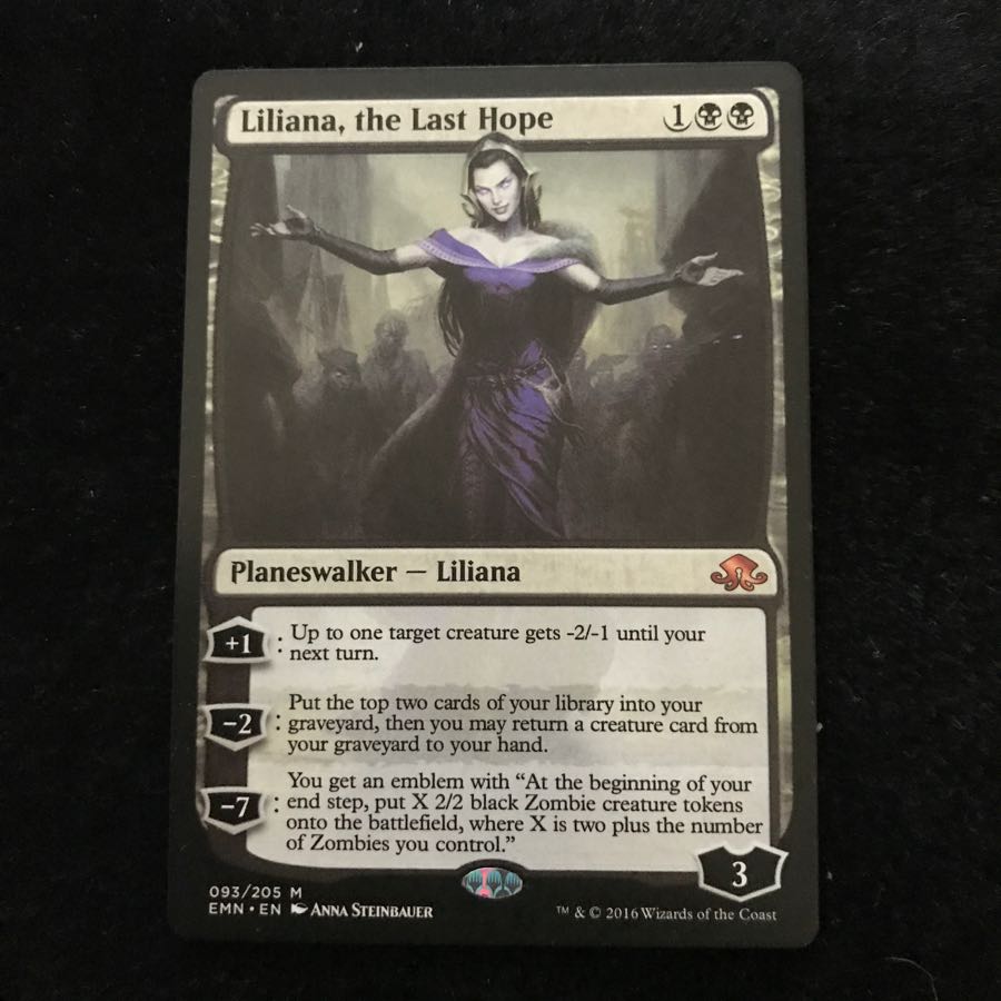 【サト様専用出品】最後の望み、リリアナ 英1枚