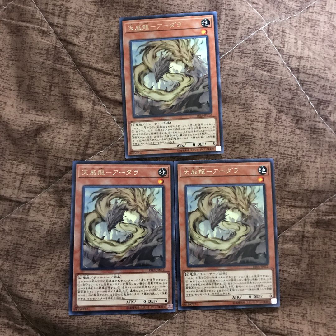 即発送 天威龍アーダラ レア3枚 ぽんこつ効果①