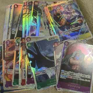 50 One Piece Cards One Piece sr, sold in bulk, together.