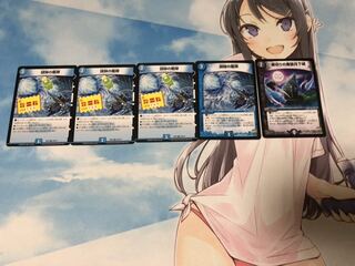 裏切りの魔狼月下城1枚 謎帥の艦隊4枚