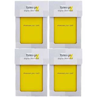 送料無料 4個セット TTdesign ディスプレイデッキケース レギュラーサイズ対応 - カード前面展示・湿度調整・最大50枚収納・エコ素材 紙製
