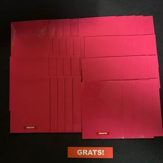 grats グラッツ スリーブ 使用済み40枚