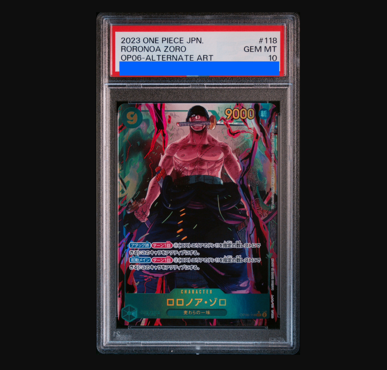 【PSA10】ロロノア・ゾロ(パラレル) P-SEC OP06-118 1枚