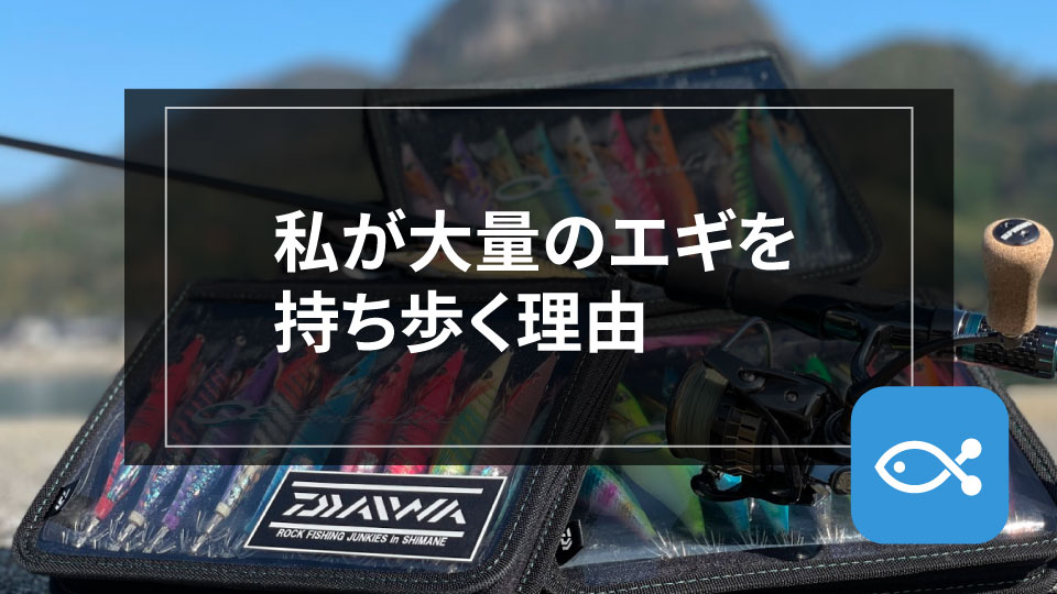 エギング持ち歩く量