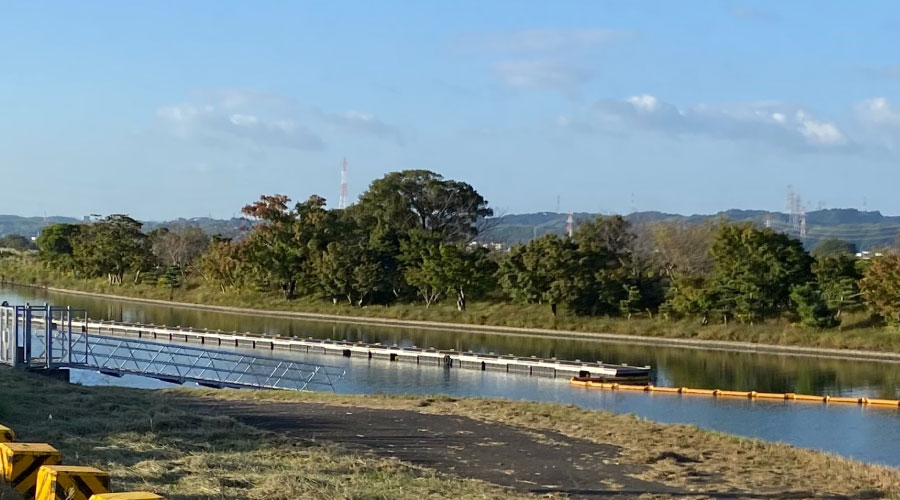 普通河川の看板