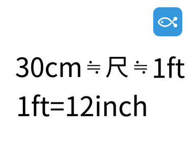 30cmだけ知っておけばいい!釣りの基礎知識〜長さの単位〜
