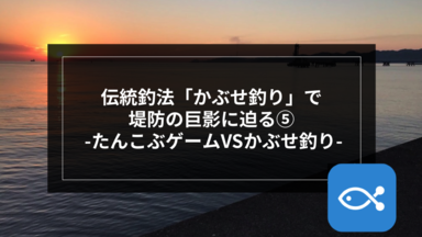 【伝統釣法】かぶせ釣りで堤防の巨影に迫る⑤ -たんこぶゲームVSかぶせ釣り-