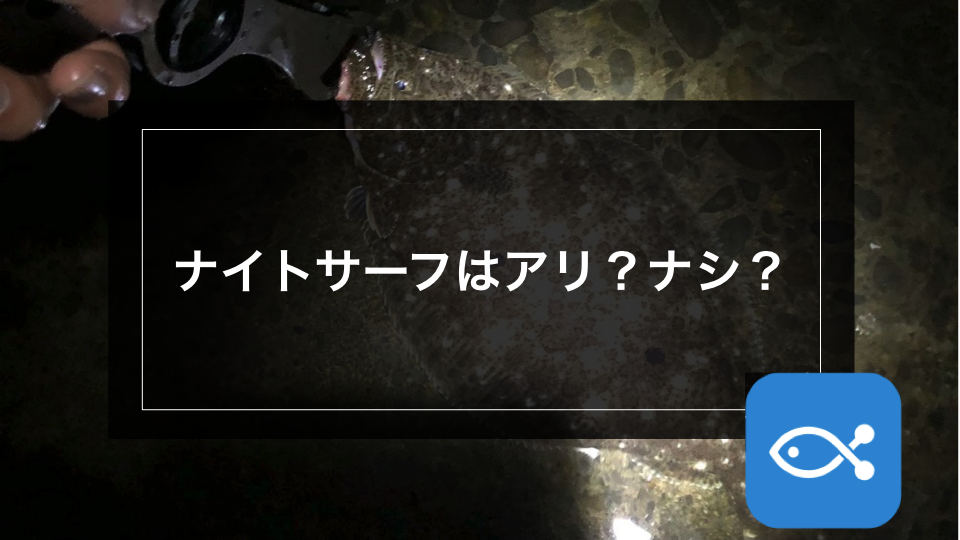 サーフゲーム ナイトサーフはアリ ナシ アングラーズ 釣果360万件の魚釣り情報サイト