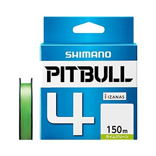 SHIMANO PITBULL 4 2.0号/38.7lb(ライムグリーン)