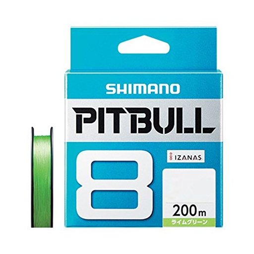 SHIMANO PITBULL 8 1.0号/22.4lb(ライムグリーン)