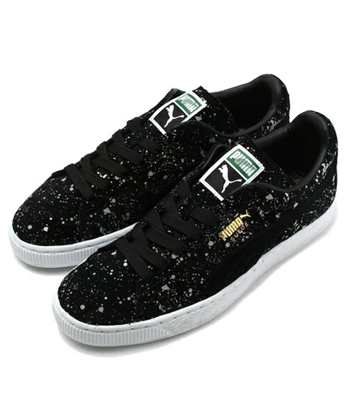 スウェードクラシック BLACK SPLATTER　