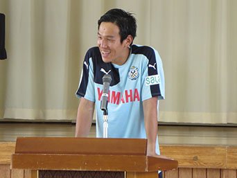 選手会の学校訪問