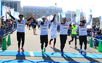 ジュビロ磐田メモリアルマラソン(磐田市体育協会主催)