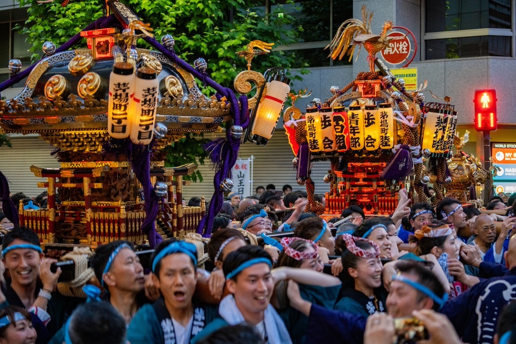 伝統柄 手ぬぐい 山王氏子中 2枚セット 祭り 神輿 祭礼 日枝 御坊請 山王祭2026】山王祭とは？見どころをまるごとご紹介します！