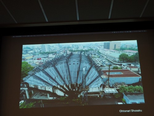 ドローンによる空撮写真