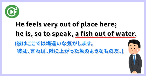 A Fish Out Of Water ってどういう意味