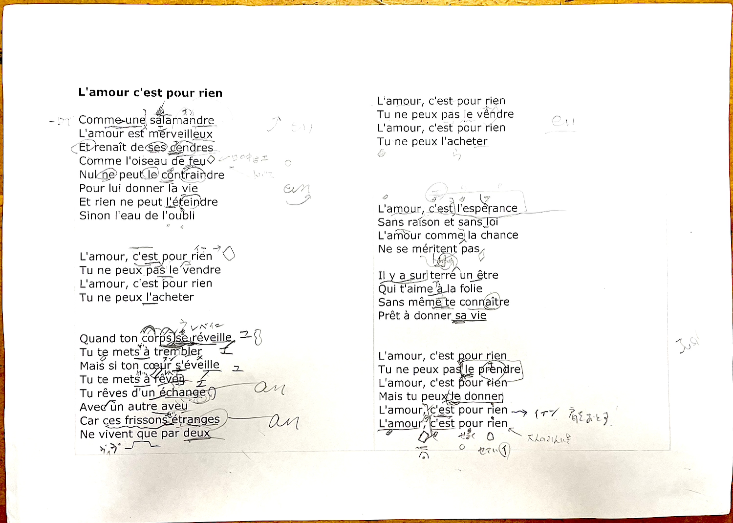 chanson