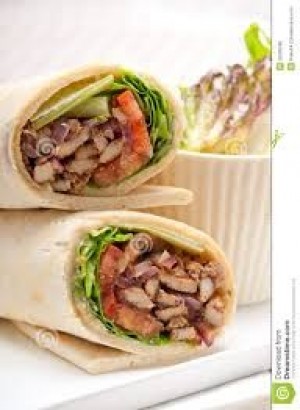 Pita Bread Wrap - Lamb
