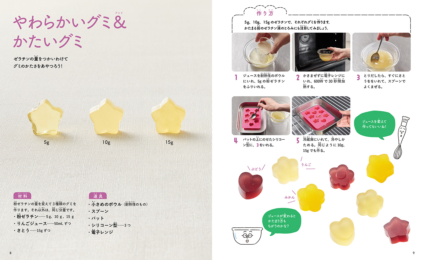かたまる！密度のちがいでぷかぷかゼリー