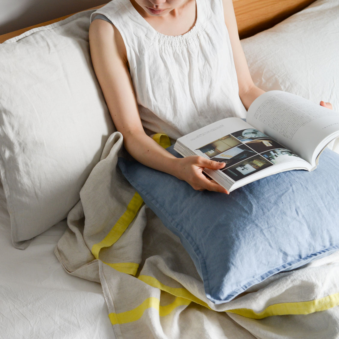 当店限定 Fog Linen Work クッションカバー Buyee Jasa Pembelian Barang Online Belanja Di