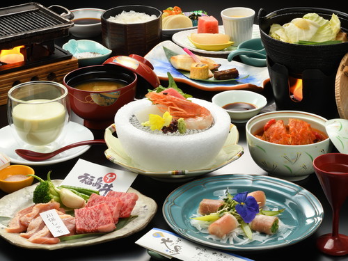 【彩の膳】★人気No1★とろけるような福島牛を贅沢に♪彩ゆたかな旬の味覚を食す旅〜♪