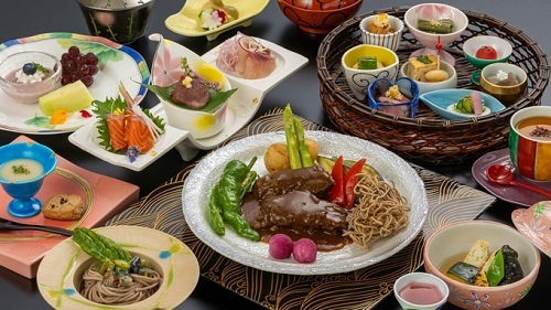 プレミアムプラン 最上階貴賓室でのひととき「信州プレミアム牛炭火焼ビーフシチュー」