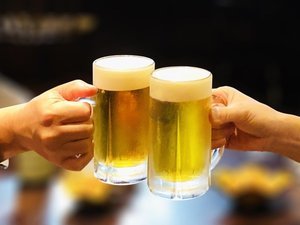 【とりあえずやっぱ生ビール！】大人には夕食時に生ビール１杯付♪お子様はソフトドリンク♪