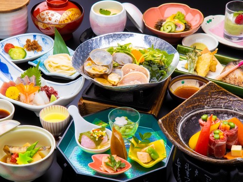 【９月・１０月スペシャル企画！あわび陶板＆館内利用券付きでこの価格☆】１５４００円〜♪八百富御膳