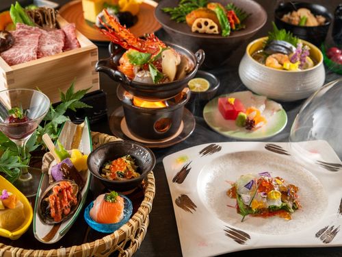 アケボノソウ香る高千穂峰で憩う◇山翠会席◇個室で贅沢な癒しのひととき♪錦秋霧島美食旅＜2食付プラン＞