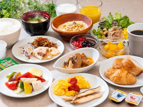 【朝食付き】和洋16種類のビュッフェ