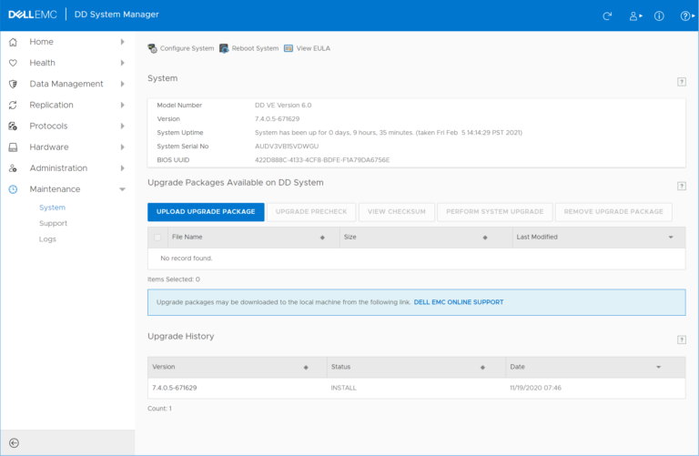 Dell EMC PowerProtect DD VEのインストール方法、初期設定 Lab8010