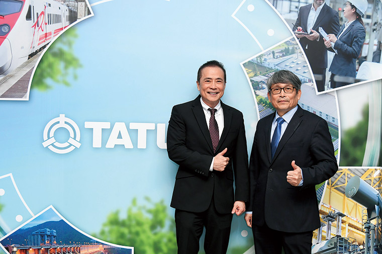 張榮華（左）找來前東元總經理張松鑌（右）擔任大同新任總經理， 在海外布局上已頗具進展。