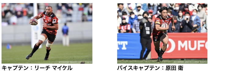 東芝ブレイブルーパス東京、2023-24シーズン キャプテンおよび