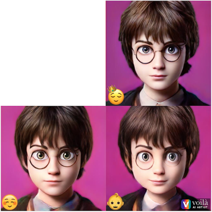 Aiで人の顔をディズニーやピクサー風に変換できる無料アプリ ハリー ポッターがピクサーぽくなる Ledge Ai