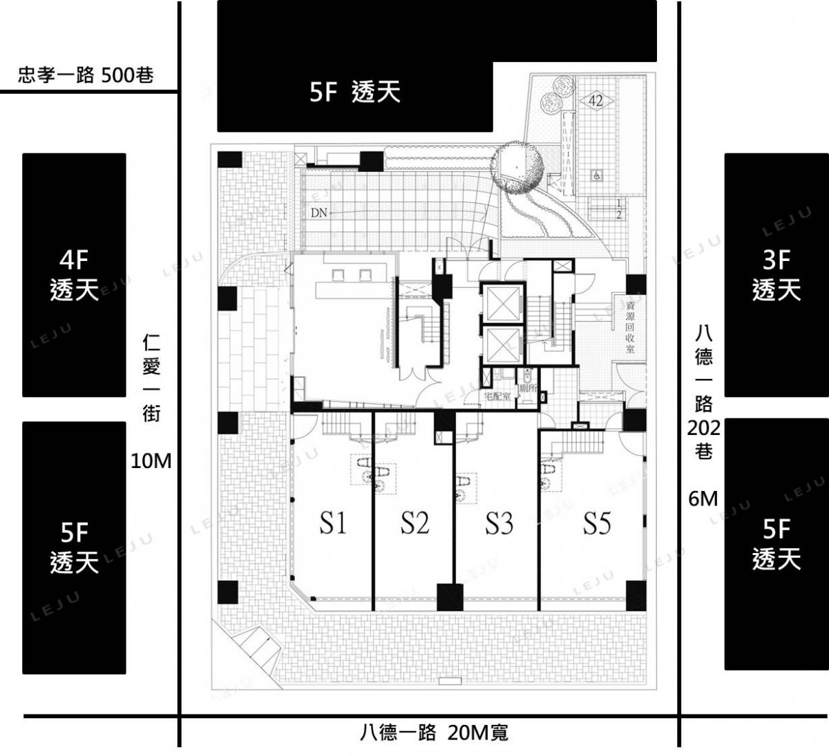 一樓平面分析