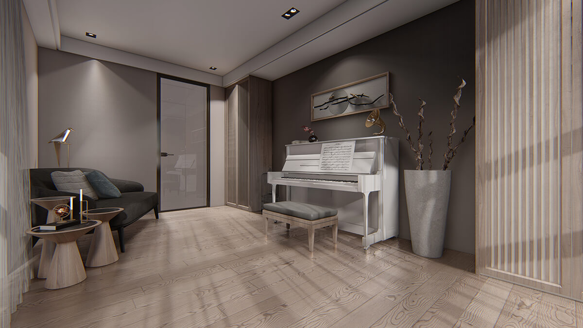 及福樂之町_琴房