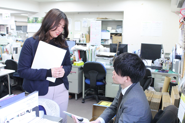 誰とでも気軽に話のできる雰囲気があります。