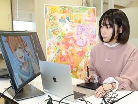 ビジュアルデザイン学科 マンガ・イラストコース キャラの可能性を創造する作家になる。