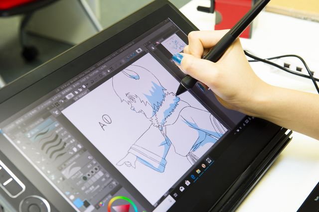 全日課程 アニメーション学部 アニメーター科(2年制)（※講師と各教室をネット中継でつないだ遠隔指導を主体としたクラスです。どの校舎にいても、代々木アニメーション学院の質の高い授業が受講できます。） アニメ制作現場が求める実力を身につけられる！