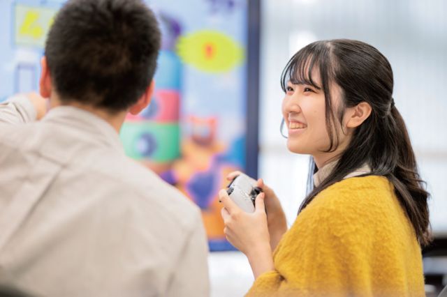 ゲーム+デジタルクリエイター科 企画からゲームを創作できる、 技術と発想力を持ち合わせたプログラマになる