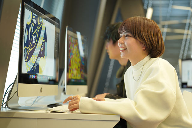 グラフィック学科 広告・イラスト・パッケージデザインまでファッション感度の高いグラフィックデザイナーに