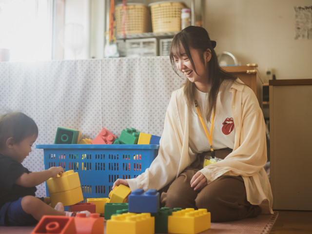 保育創造学科 体験教育のために7つの系列施設と協働。子どもと身近に接することができる環境。